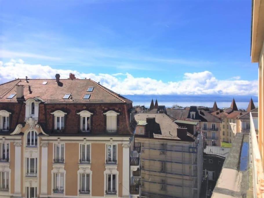 Apartamento Beautiful Studio 2 Minutes From The Train Station Lausana Exterior foto